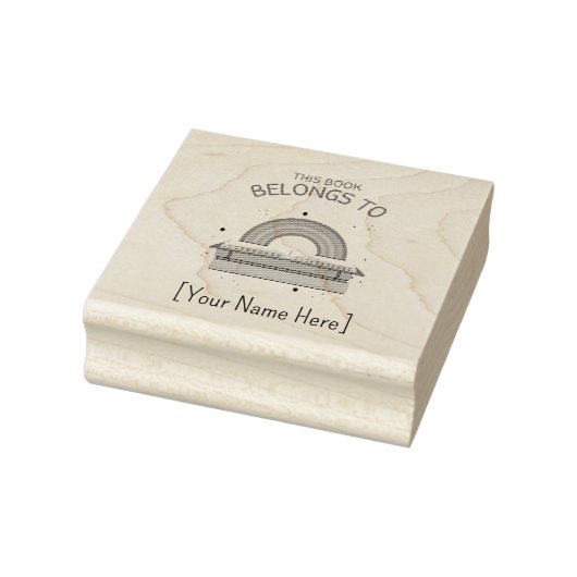 レインボーこれは蔵書票 ラバースタンプ (スタンプ)