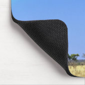 レインボーとアフリカのバオバブの木、アダンソニア マウスパッド (コーナー)