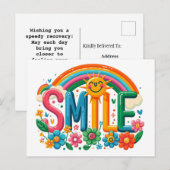 レインボーとスマイル ポストカード (正面/裏面)