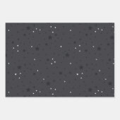 レインボーとナマズのパターン ラッピングペーパーシート (正面2)