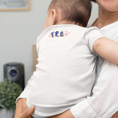 レインボーとハートのフレッシュ・グラフィティ ベビーボディスーツ