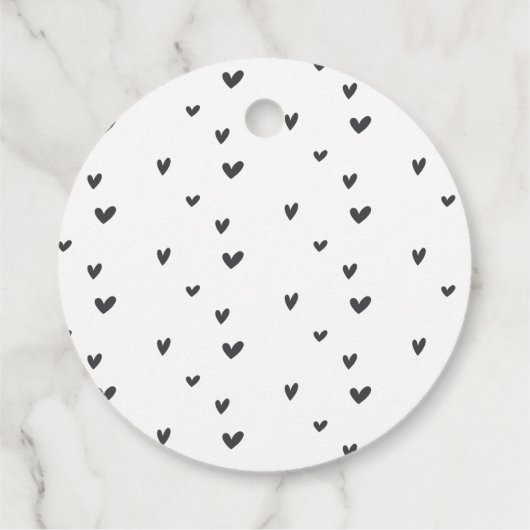 レインボーとハート誕生日サンキューメッセージカード フェイバータグ (裏面)