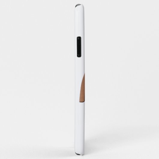 レインボーとフェイク紙テクス素朴名前をカスタムする Case-Mate iPhoneケース (裏面/右)