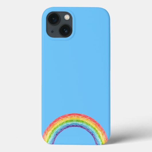 レインボーとブルースカイケースメイトiPhoneケース Case-Mate iPhoneケース (裏面)