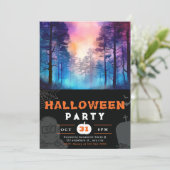 レインボーとムーンライトの森ブラックハロウィーン 招待状 (スタンド正面)