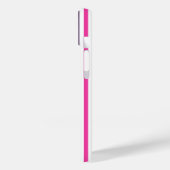 レインボーと白ストライプのCase-Mate iPhoneケース Case-Mate iPhoneケース (裏面 / 左)