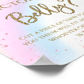 レインボーどのように大きいmommysベリーバビーシャワーゲーム ポスター (角)