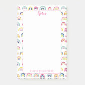 レインボーにメモを貼る ポストイット (正面)