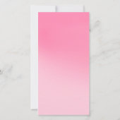 レインボーのおもしろいと写真の携帯電話招待状 案内状 (裏面)