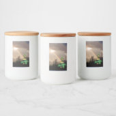 レインボーのフードコンテナラベル2x3 フードラベル (ボトル)