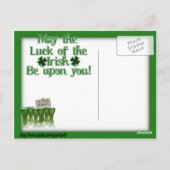 レインボーのポットO' Beer! ポストカード (裏面)