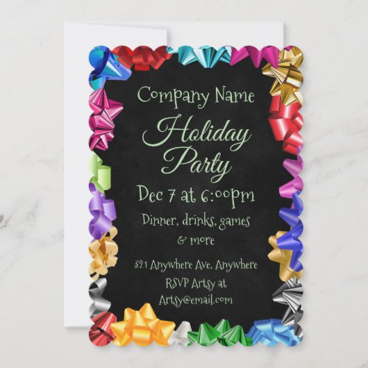 レインボーの上 招待状 (正面)