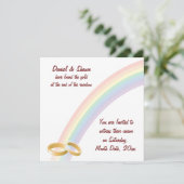 レインボーの先端 招待状 (スタンド正面)