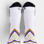 レインボーの音楽ノート、クルー・ソックス ソックス (上部)