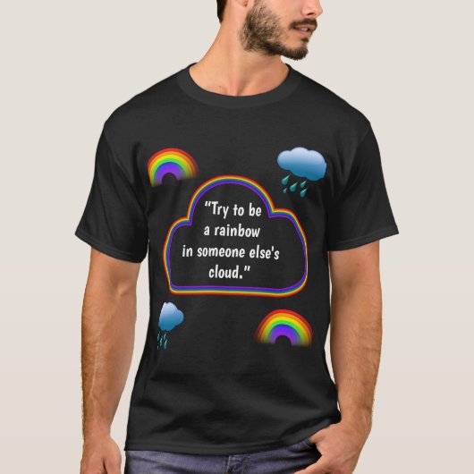 レインボーのTシャツ Tシャツ (正面)