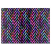 レインボーはかりで測ドラゴンガラス板 カッティングボード (正面)