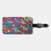 レインボーはかりで測抽象芸術 ラゲッジタグ (裏面横)