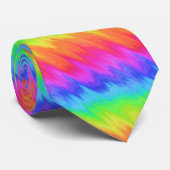 レインボーはっきりしたカラーの男性のネクタイ ネクタイ (ロール)