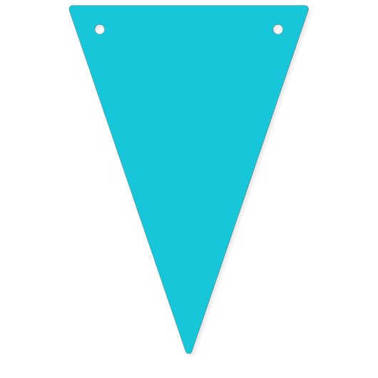 レインボーはっきりしたカラーズガールバースデーパーティー バンティングフラッグ (第2の旗)