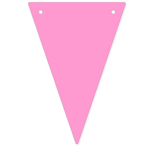 レインボーはっきりしたカラーズガールバースデーパーティー バンティングフラッグ (第1の旗)