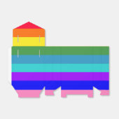 レインボーはっきりしたストライプズのお願い フェイバーボックス (折り畳みなし)