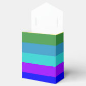 レインボーはっきりしたストライプズのお願い フェイバーボックス (オープン)