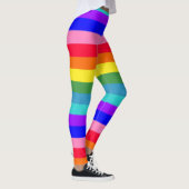 レインボーはっきりしたストライプズのレギンス レギンス (右)