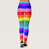 レインボーはっきりしたストライプズのレギンス レギンス (裏面)