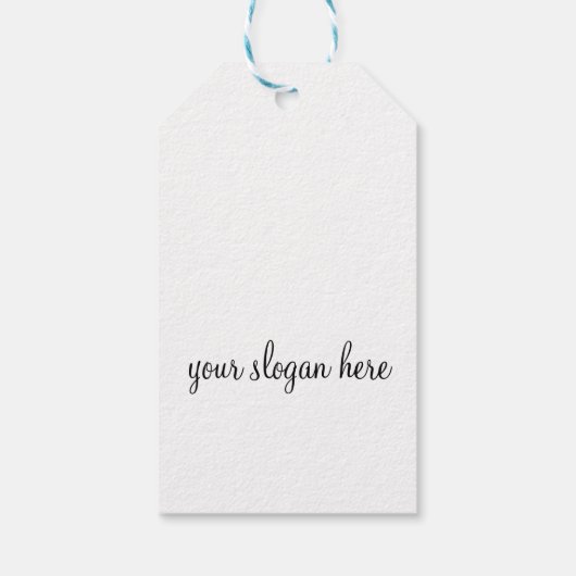 レインボーはっきりしたリップ水彩スケッチ美しいメイクアップ ギフトタグ (裏面)