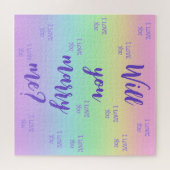 レインボーは私の提案ジグソーパズル ジグソーパズル (横)