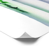 レインボーよくはしゃぐ、ブライダルカスケーディングブーケ2、 ポスター (角)