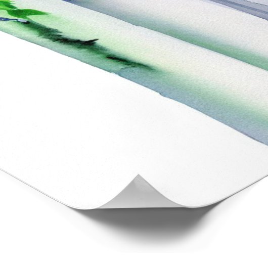 レインボーよくはしゃぐ、ブライダルカスケーディングブーケ2、 ポスター (角)