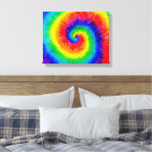 レインボーをアルコールインクで結ぶ キャンバスプリント (インサイチュ (寝室))