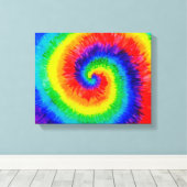 レインボーをアルコールインクで結ぶ キャンバスプリント (インサイチュ (ウッドフロア))