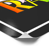 レインボーをキャッチ – Unicornデザイン-15989 ポスター (コーナー)