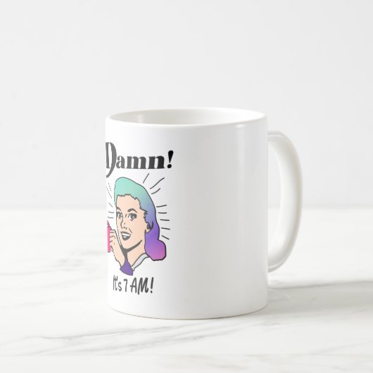 レインボーを落ち着け コーヒーマグカップ (正面右)