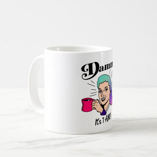 レインボーを落ち着け コーヒーマグカップ (正面左)