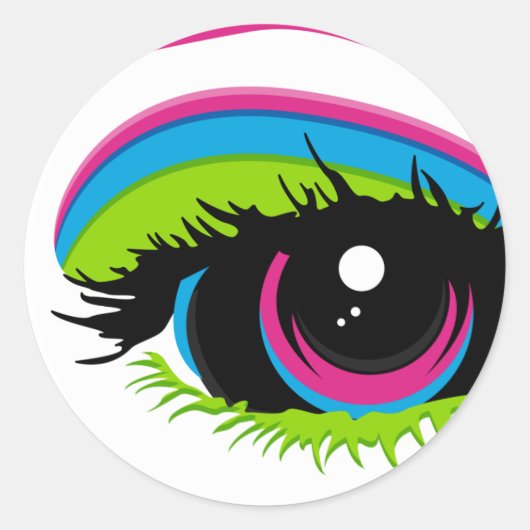 レインボーアイシールシート ラウンドシール (正面)