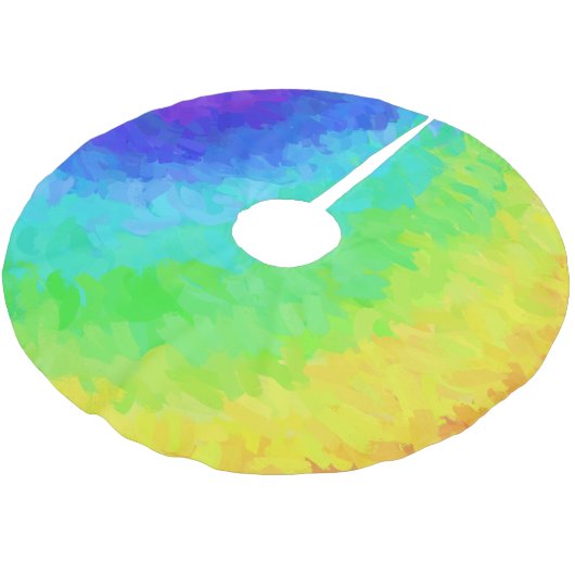 レインボーアイシー ブラッシュドポリエステルツリースカート (アングル)