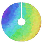 レインボーアイシー ブラッシュドポリエステルツリースカート (正面)