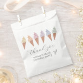 レインボーアイスクリーム フェイバーバッグ (クリップ留めされた状態)