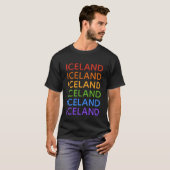 レインボーアイスランドシャツ&ジャケット Tシャツ (正面フル)