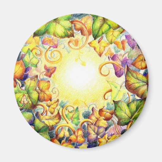 レインボーアイビー マグネット (正面)