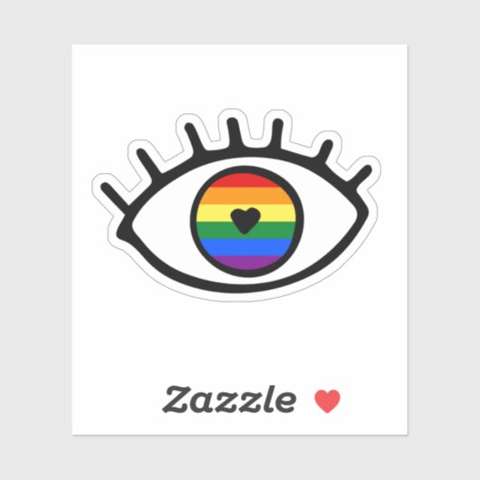 レインボーアイ シール (シート)