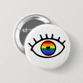 レインボーアイ 缶バッジ (正面&裏面)