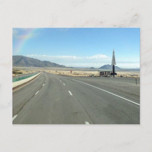 レインボーアギレ春ニューメキシコUSA ポストカード (正面)