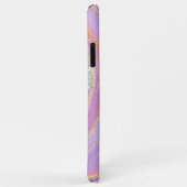 *~*レインボーアゲート金ゴールドグリッターパステルピンク Case-Mate iPhoneケース (裏面/右)