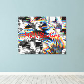 レインボーアサルトキャンバスプリント キャンバスプリント (インサイチュ (ウッドフロア))