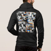 レインボーアサルトフード付きスウェットシャツ パーカ (裏面)