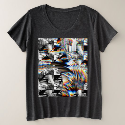 レインボーアサルトプラスサイズTシャツ プラスサイズTシャツ (デザイン正面)